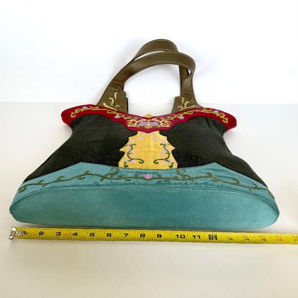 HOLD for Sandy: Whimsical Art Nouveau Silk & Embroidered Floral Handbag by Oovoo - Picture 11 of 12